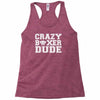crazy boxer dude Racerback Tank
