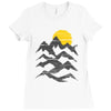 mountain ink Ladies Fitted T-Shirt