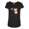 Espresso Patronum Maternity Scoop Neck T-shirt