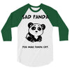 you make me a sad panda 3/4 Sleeve Shirt