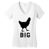 big cock Women's V-Neck T-Shirt
