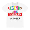 legends are born october All Over Women's T-shirt