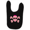 fummy pink skull long sleeve Baby Bibs