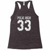polk high Racerback Tank