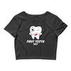 First Tooth Date Crop Top
