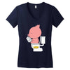 cha ching Women's V-Neck T-Shirt
