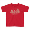 Camping Red Toddler T-shirt