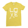 shear love Ladies Fitted T-Shirt