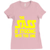 the sass is strong with this one Ladies Fitted T-Shirt