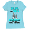 papa und sohn Ladies Fitted T-Shirt