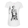 han solo Maternity Scoop Neck T-shirt