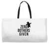 zero bothers given Weekender Totes