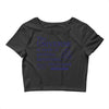 The Universe Is Made Of Protons Neutrons Elektrons And Morons Crop Top