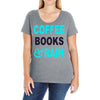 coffee books and rain Ladies Curvy T-Shirt