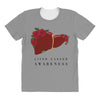 liver cancer awareness All Over Women's T-shirt