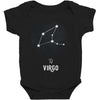 Virgo Zodiac Sign Minimal Design Baby Bodysuit