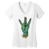 west side Women's V-Neck T-Shirt