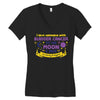 I Love Someone with Bladder Cancer to The Moon &amp; Back to Infinity Women's V-Neck T-Shirt