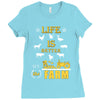 life is better1 Ladies Fitted T-Shirt
