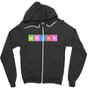 periodic table chemistry fun Zipper Hoodie