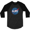 Nasa Parody Gay 3/4 Sleeve Shirt