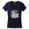 forest friends Women's V-Neck T-Shirt