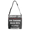 February Girls Adjustable Strap Totes