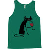 cat and wine Tank Top
