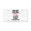 step kids License Plate