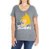 we'll show him Ladies Curvy T-Shirt