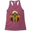 hip hop and rose Racerback Tank