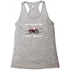 case ih red tractor boy comin' through Racerback Tank