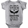 trick or treating &amp; ask for wine Baby Bodysuit