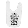 You Cant Scare Me I am Biker Papa Baby Bibs