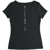 killing it back Women's Triblend Scoop T-shirt