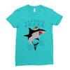 Grandpa Shark -Shark Do Do Do Ladies Fitted T-Shirt
