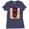 here's wade! Ladies Fitted T-Shirt