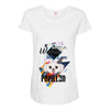 who loves papillon Maternity Scoop Neck T-shirt