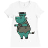 frankencow Ladies Fitted T-Shirt