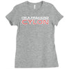 i'm a frakking cylon Ladies Fitted T-Shirt