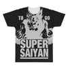 training to go super saiyan All Over Men's T-shirt