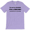 im not an alcoholic im a drunk t shirt x large funny beer pong keg par T-Shirt