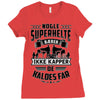 papa nogle superhelte baerer ikke kapper Ladies Fitted T-Shirt