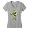croce militare Women's V-Neck T-Shirt