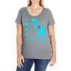 t rex diet Ladies Curvy T-Shirt