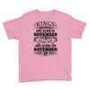 Real Kings Are Born On November 29 Youth Tee