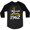 kings are born in 1962 3/4 Sleeve Shirt