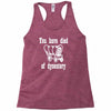 you have died of dysentery Racerback Tank