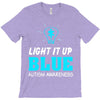 light it up blue autism awareness T-Shirt