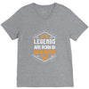 Legends Are Born In March V-Neck Tee